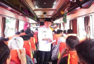 Gubernur Jambi Lepas Mudik Gratis untuk Warga Jambi dan Mahasiswa di Perantauan