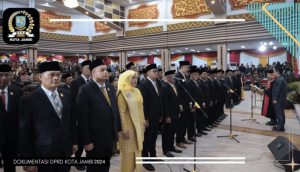 Rapat Paripurna Peresmian dan Pengucapan Sumpah Anggota DPRD Kota Jambi Periode 2024-2029