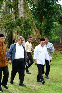 Gubernur Jambi, Al Haris Dampingi Menteri Bappenas Tinjau Pembangunan Proyek Museum KBCN di Candi Muaro Jambi